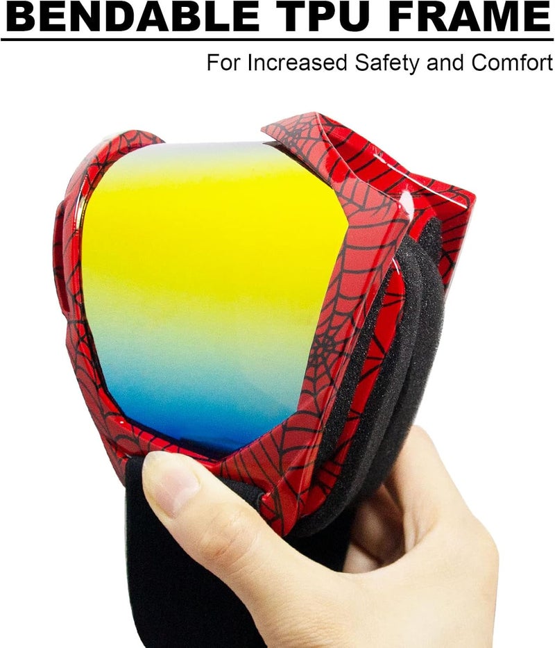 CoPvner Store Dirt Bike Goggles for Motorcycle, ATV, Motocross, Riding, Offroad - Adult, Men, Women, Youth, Kids - Image 3